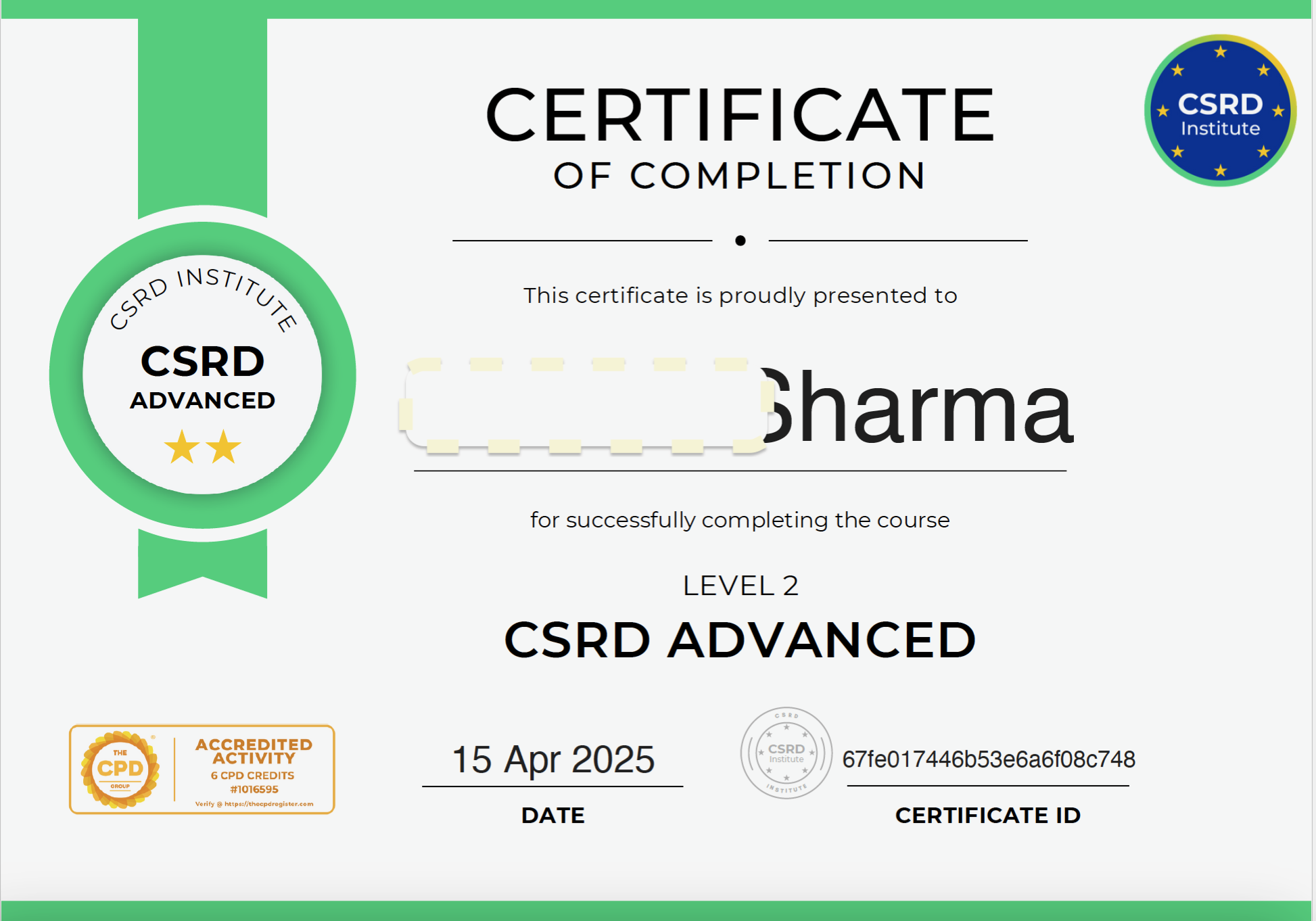 Certificate-CSRD _Team
